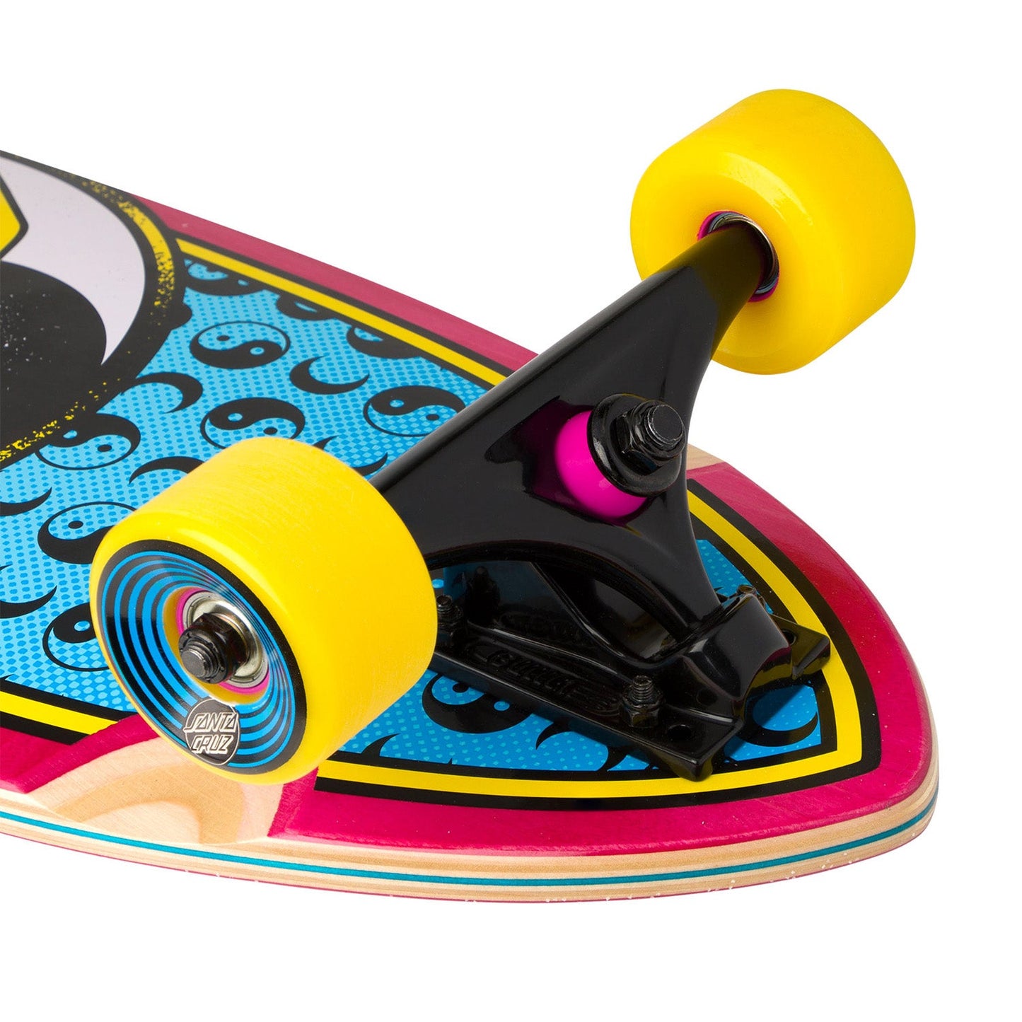 Yin Yang Dot Pintail Longboard 9.2" x 33"