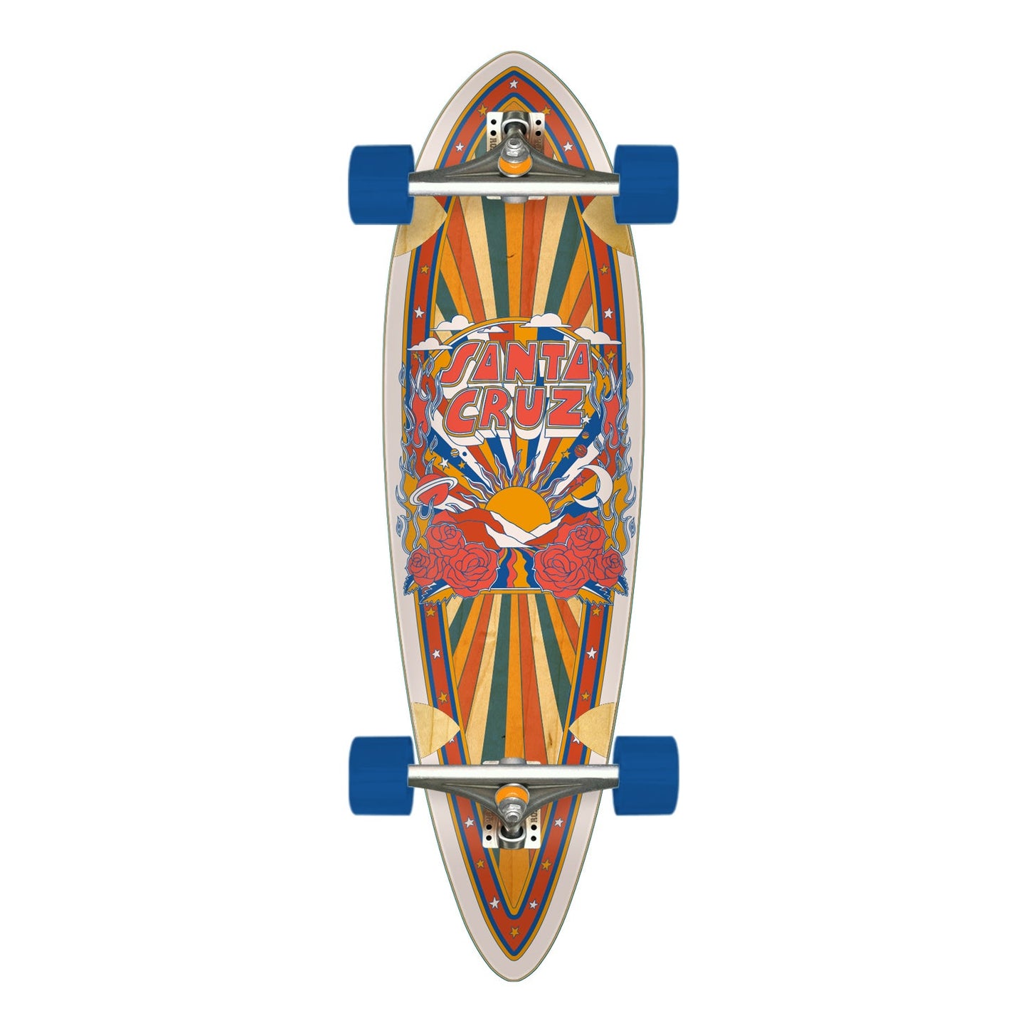 Foxy Sun Pintail Longboard 9.2" x 33"