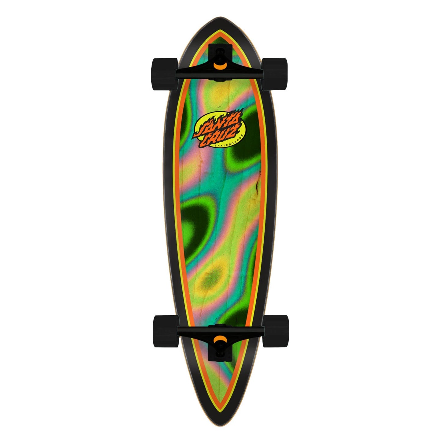 Oval Flame Lava Dot Cruzer Complete 9.2"