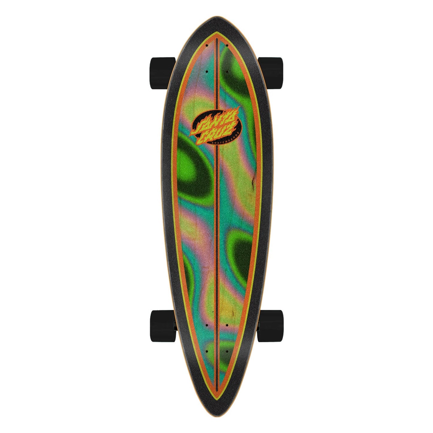 Oval Flame Lava Dot Cruzer Complete 9.2"