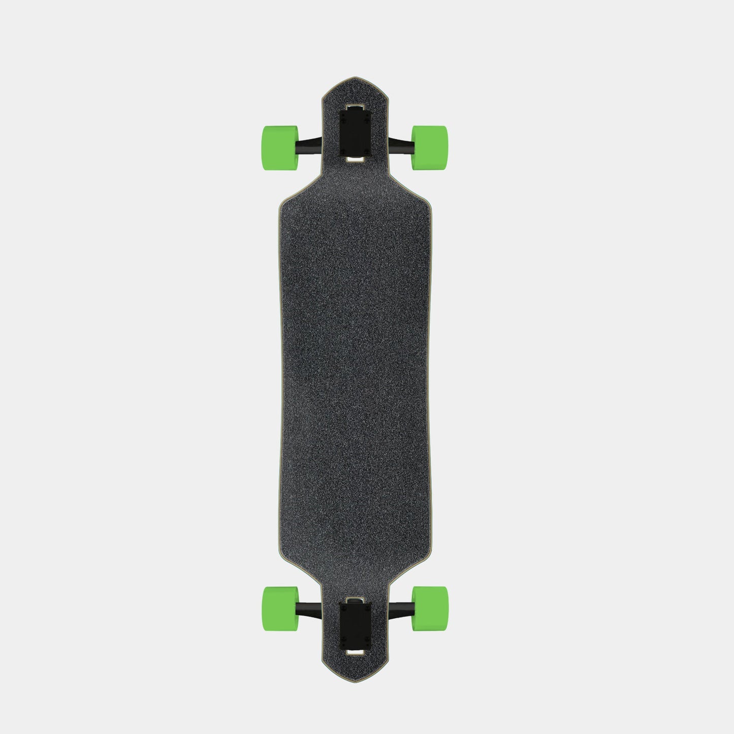 Screaming Hibiscus Drop Thru Longboard 9"