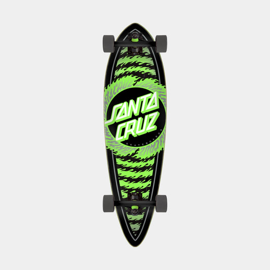 Flame Ringed Dot Pintail Cruiser  9.2in x 33in