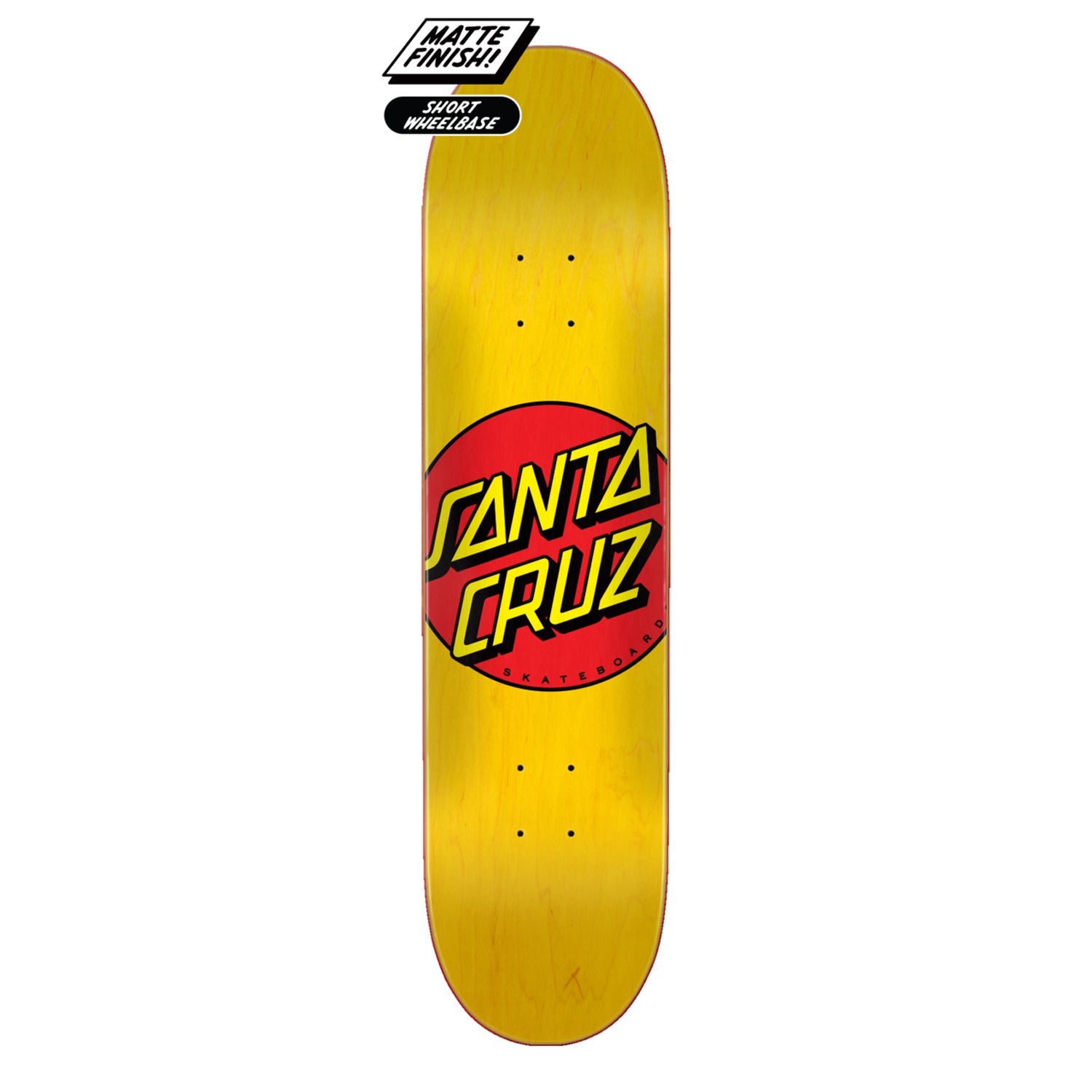 Santa Cruz Classic Dot 7.75" Skateboard Deck Multi