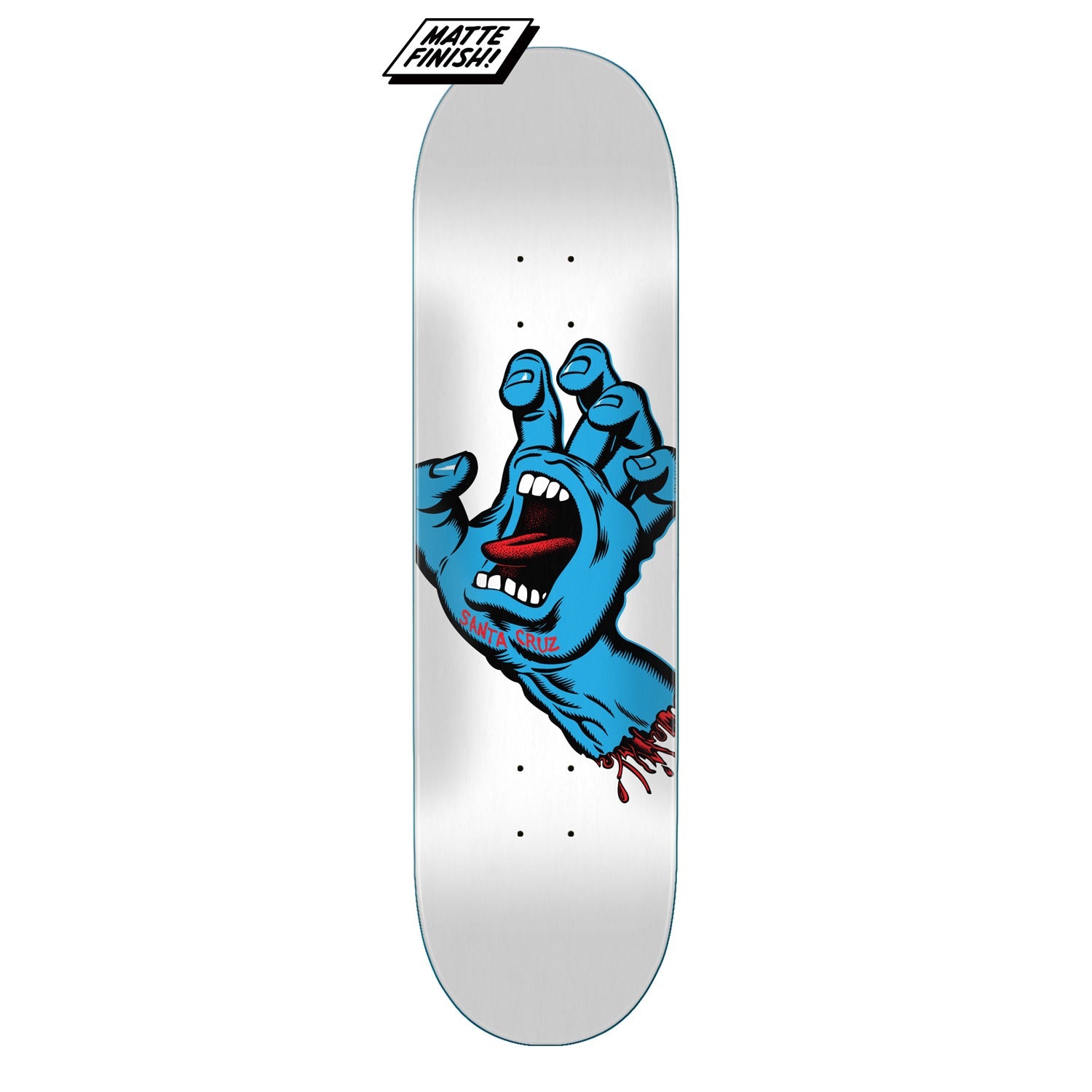 Screaming Hand 8.25" Matte Finish Skateboard Deck