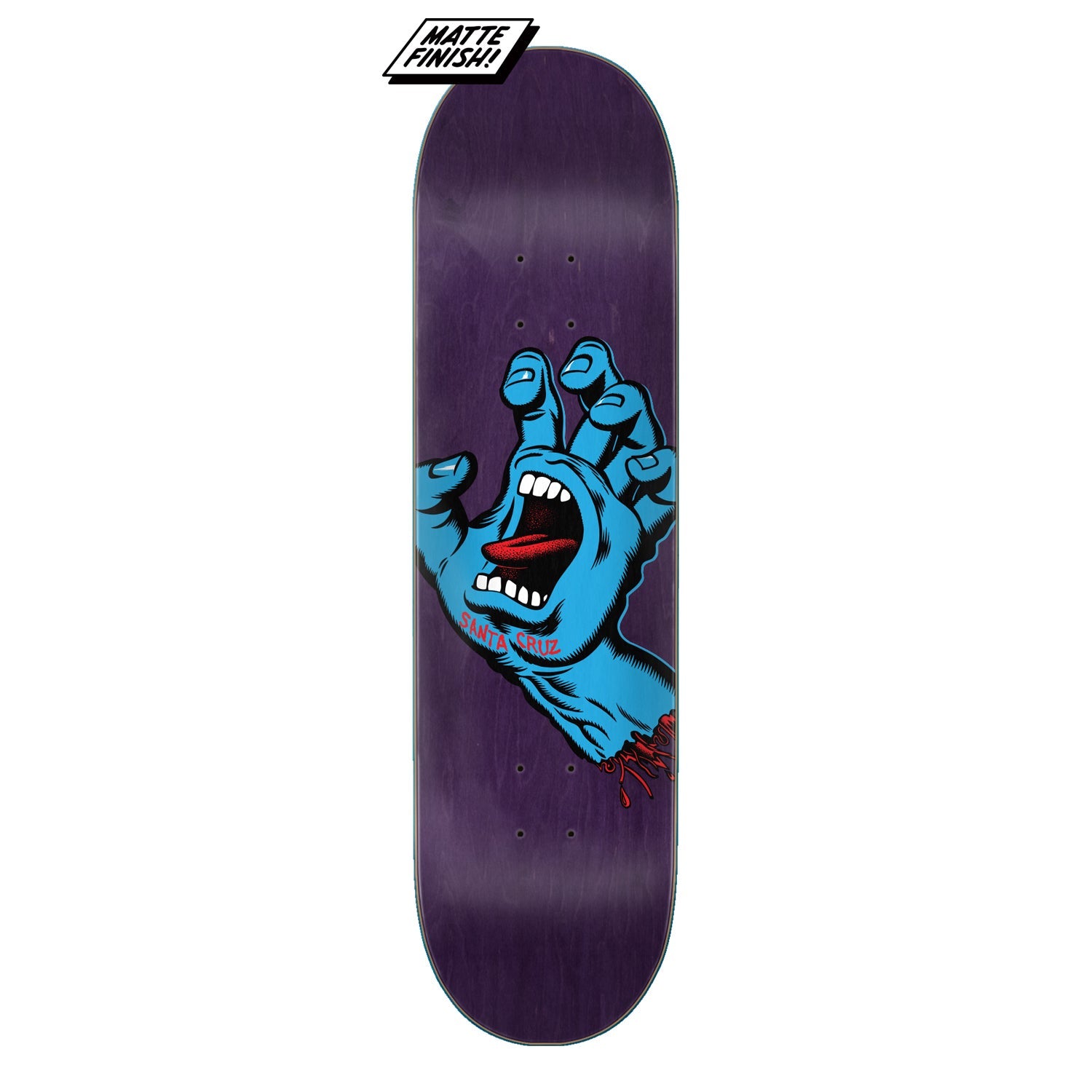 Santa Cruz Screaming Hand 8.38" Skateboard Deck Multi