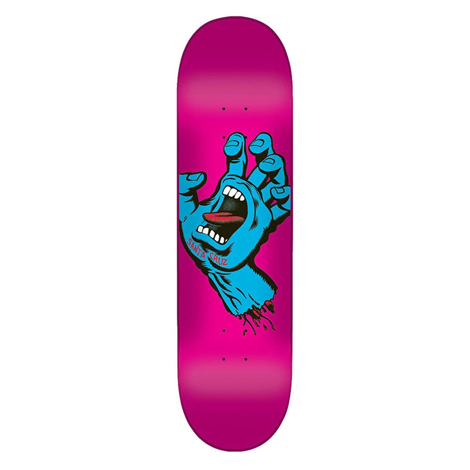 Santa Cruz Screaming Hand 7.8" Skateboard Deck Pink