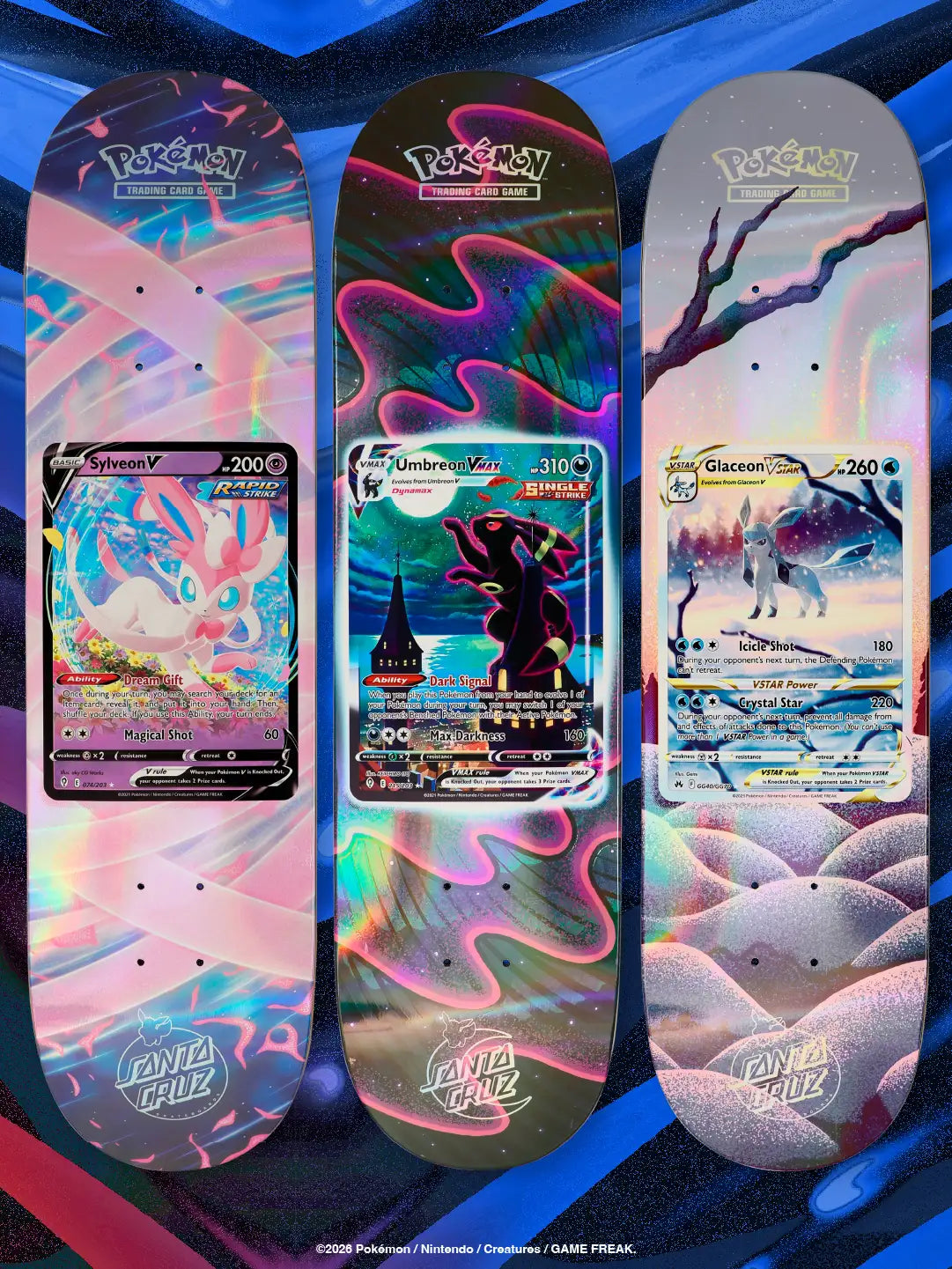 Santa Cruz | Pokemon TCG Blind Bag Skateboard Deck 8 in x 31.6 in Multi