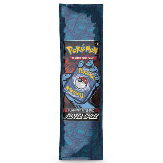 Santa Cruz | Pokemon TCG Blind Bag Skateboard Deck 8 in x 31.6 in Multi