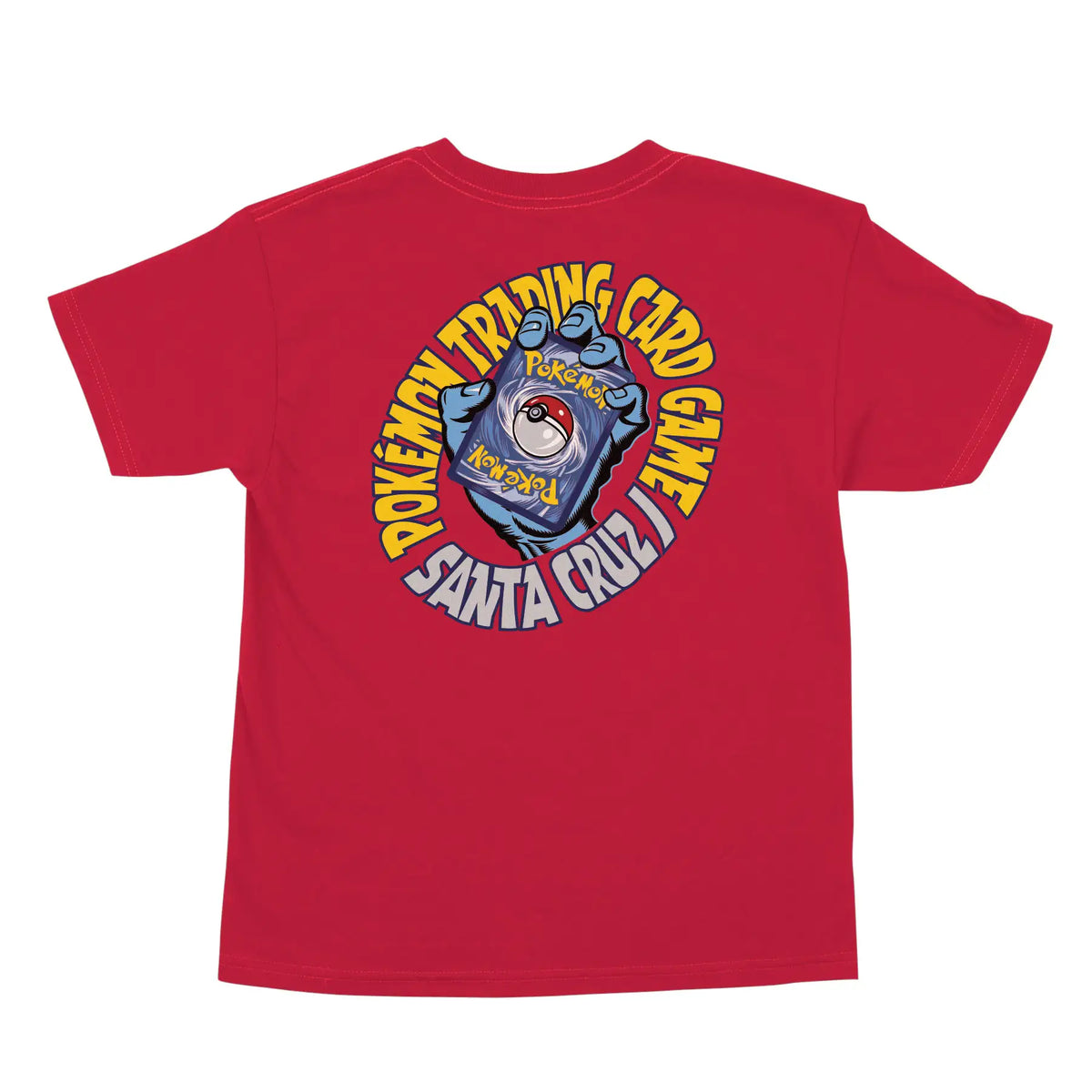 Santa Cruz | Pokemon TCG Hand Youth T-Shirt Red