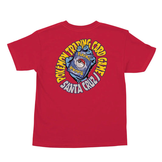 Santa Cruz | Pokemon TCG Hand Youth T-Shirt Red