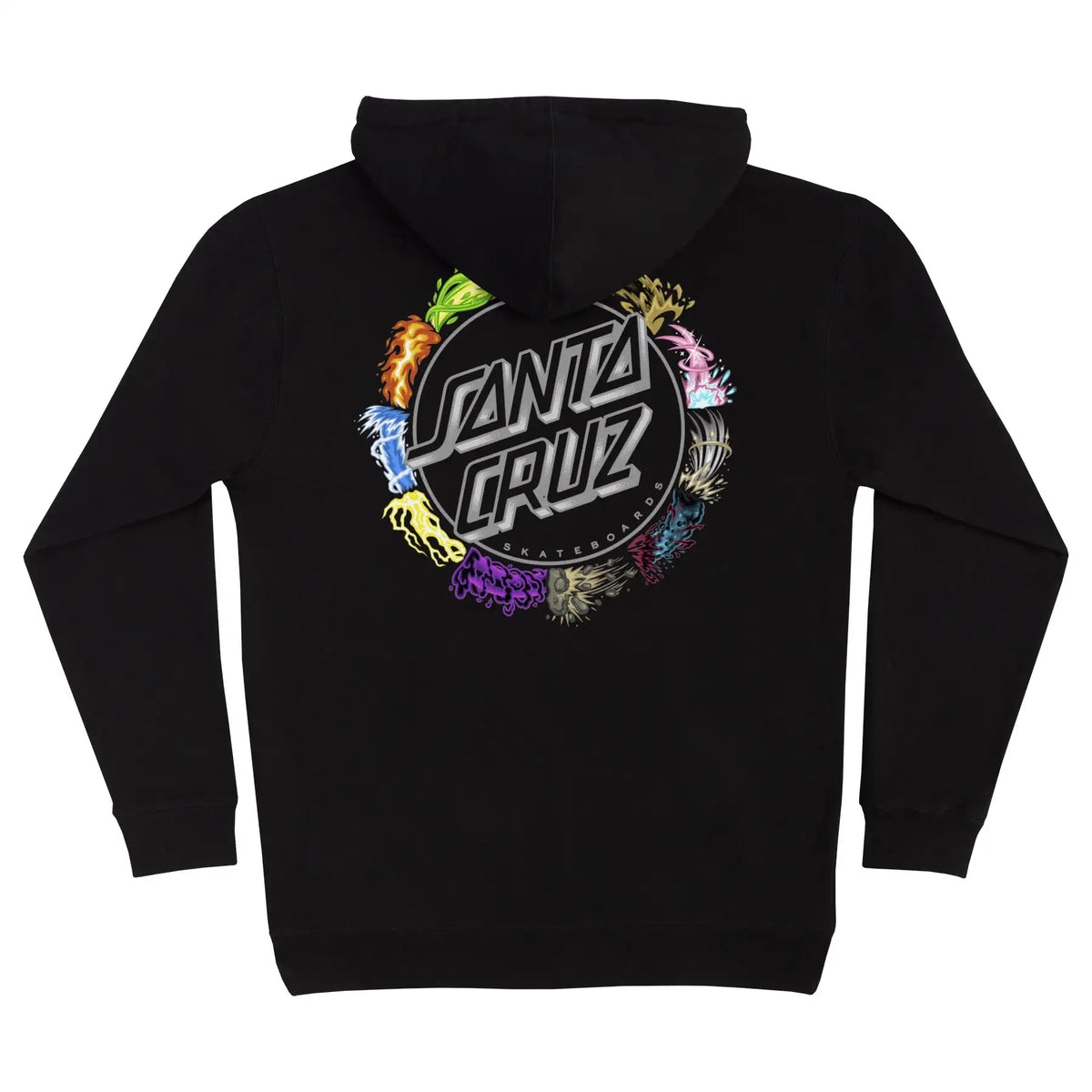 Santa Cruz | Pokemon Power Dot Hoodie Black