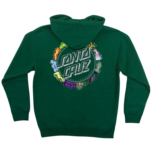 Santa Cruz | Pokemon Power Dot Hoodie Forest