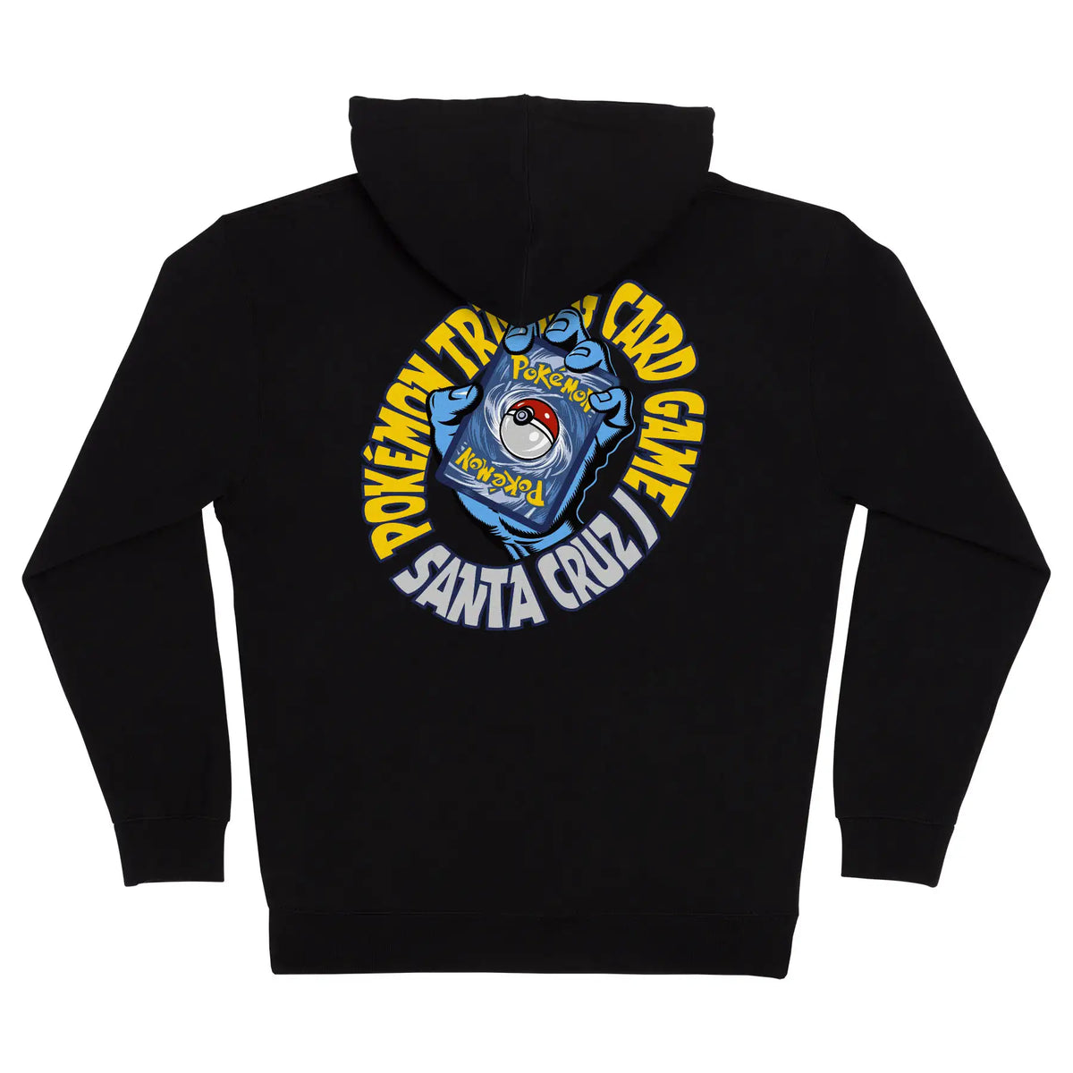 Santa Cruz | Pokemon TCG Hand Zip Hoodie Black