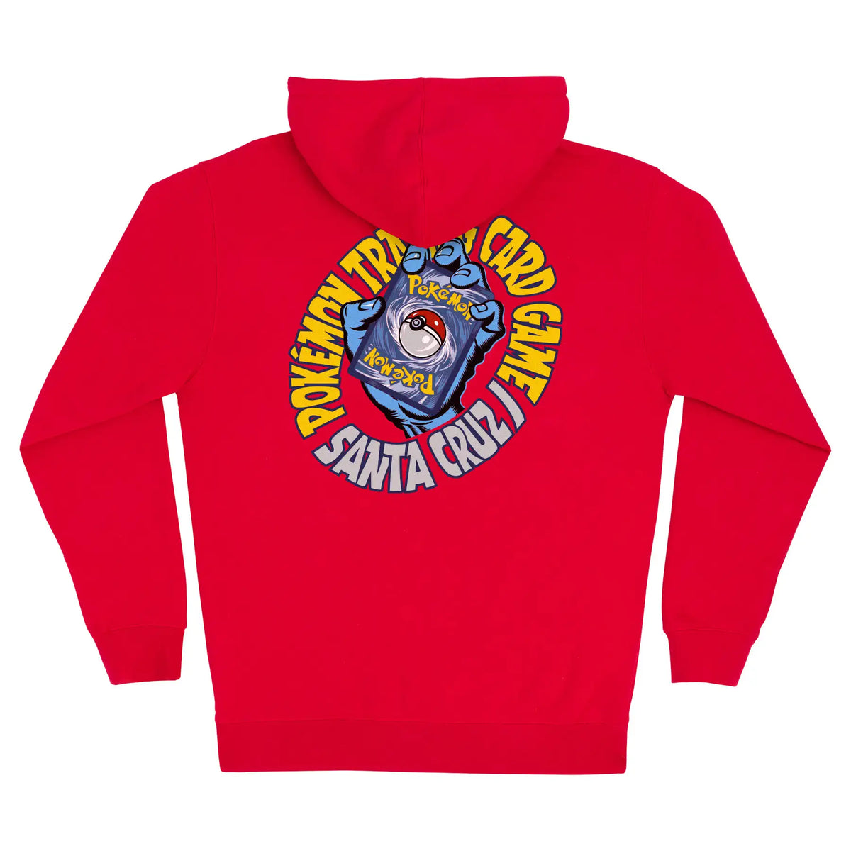 Santa Cruz | Pokemon TCG Hand Zip Hoodie Red