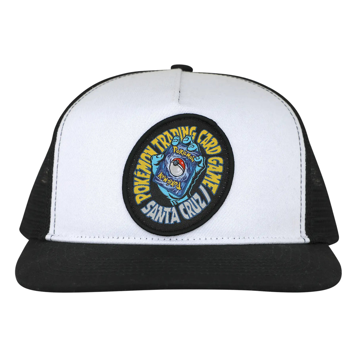 Santa Cruz | Pokemon TCG Hand Youth Cap White Black