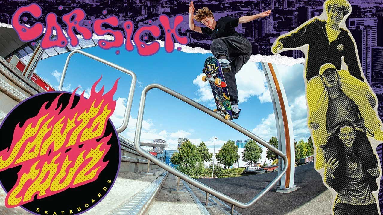 Load video: CAR SICK follows Taiga Nagai, Tijmen Overbeek, Gabriel Ribeiro, Madu Teixeira, Keet Oldenbeuving, Devin Flynn, Noah De Jaeger and Jake Wooten through The Netherlands in 2025. Filmed and Edited by Joe Perrin.