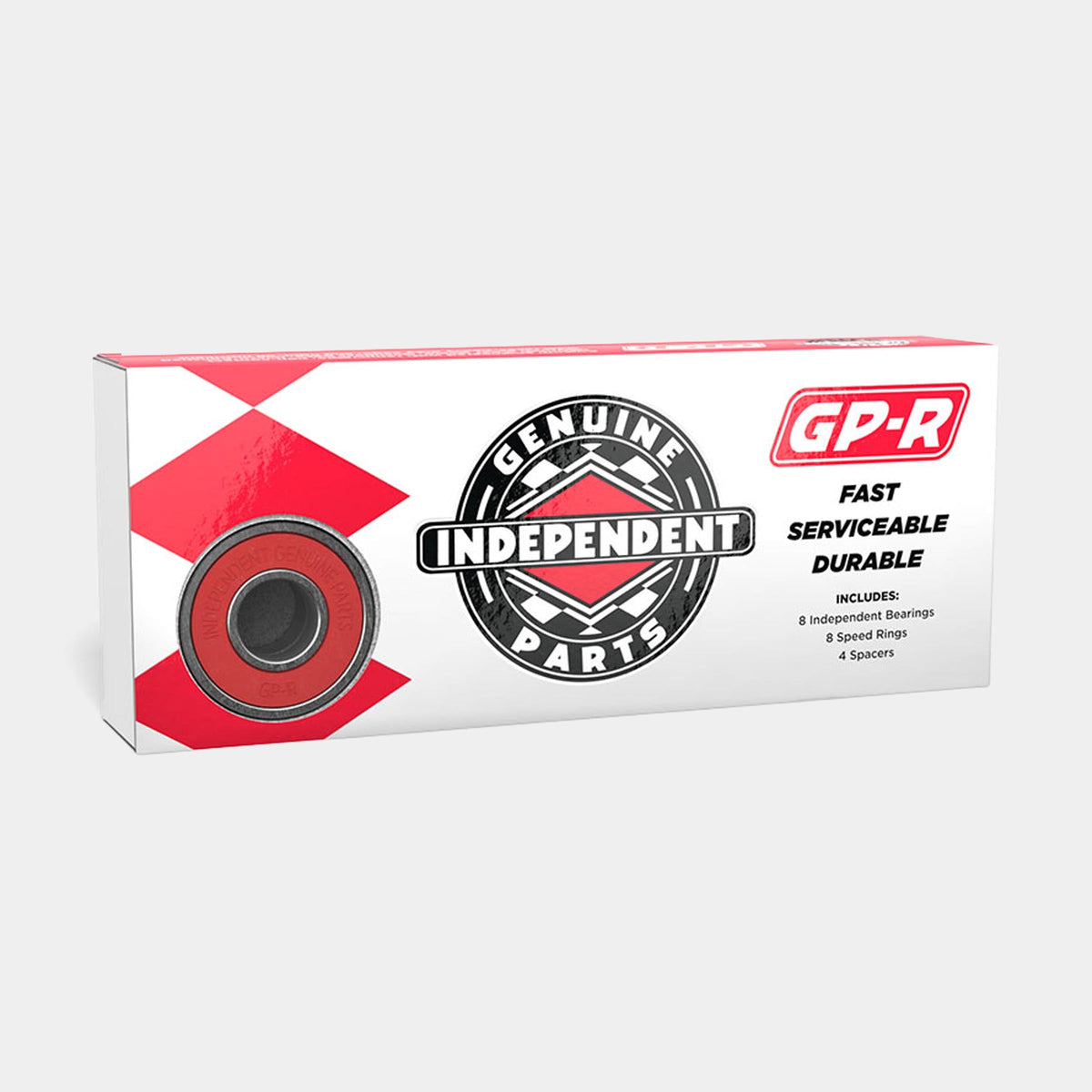 Santa Cruz | Genuine Parts GP-S Independent Skateboard Bearings Red