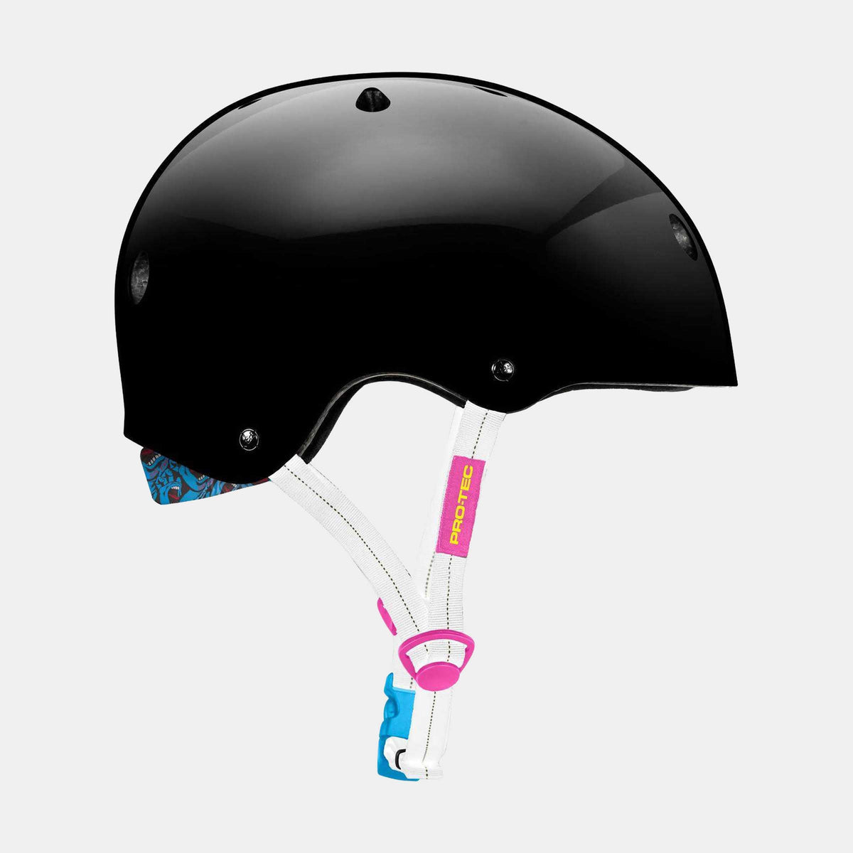 Santa Cruz | Low Pro Pro-Tec X Santa Cruz Helmet Black Gloss