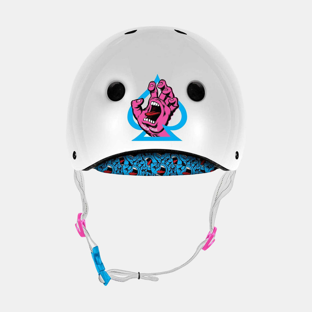 Santa Cruz | Low Pro Pro-Tec X Santa Cruz Helmet White Gloss