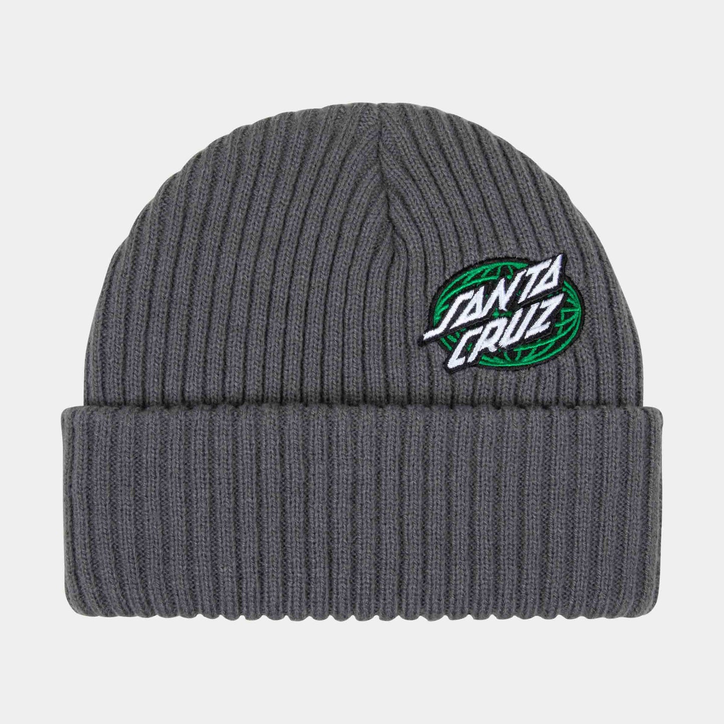Santa Cruz Global Oval Dot Beanie Storm Grey