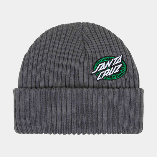 Santa Cruz Global Oval Dot Beanie Storm Grey