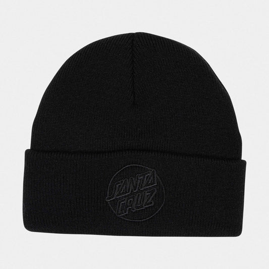 Santa Cruz Tonal Opus Dot Beanie Black