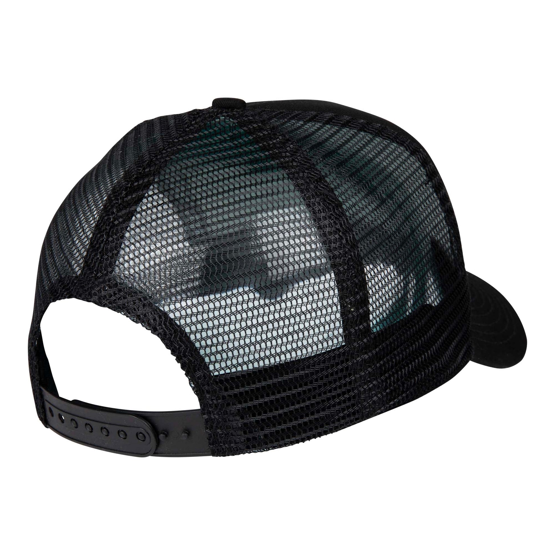 Santa Cruz Flaming Dice Dot Meshback Cap - Black
