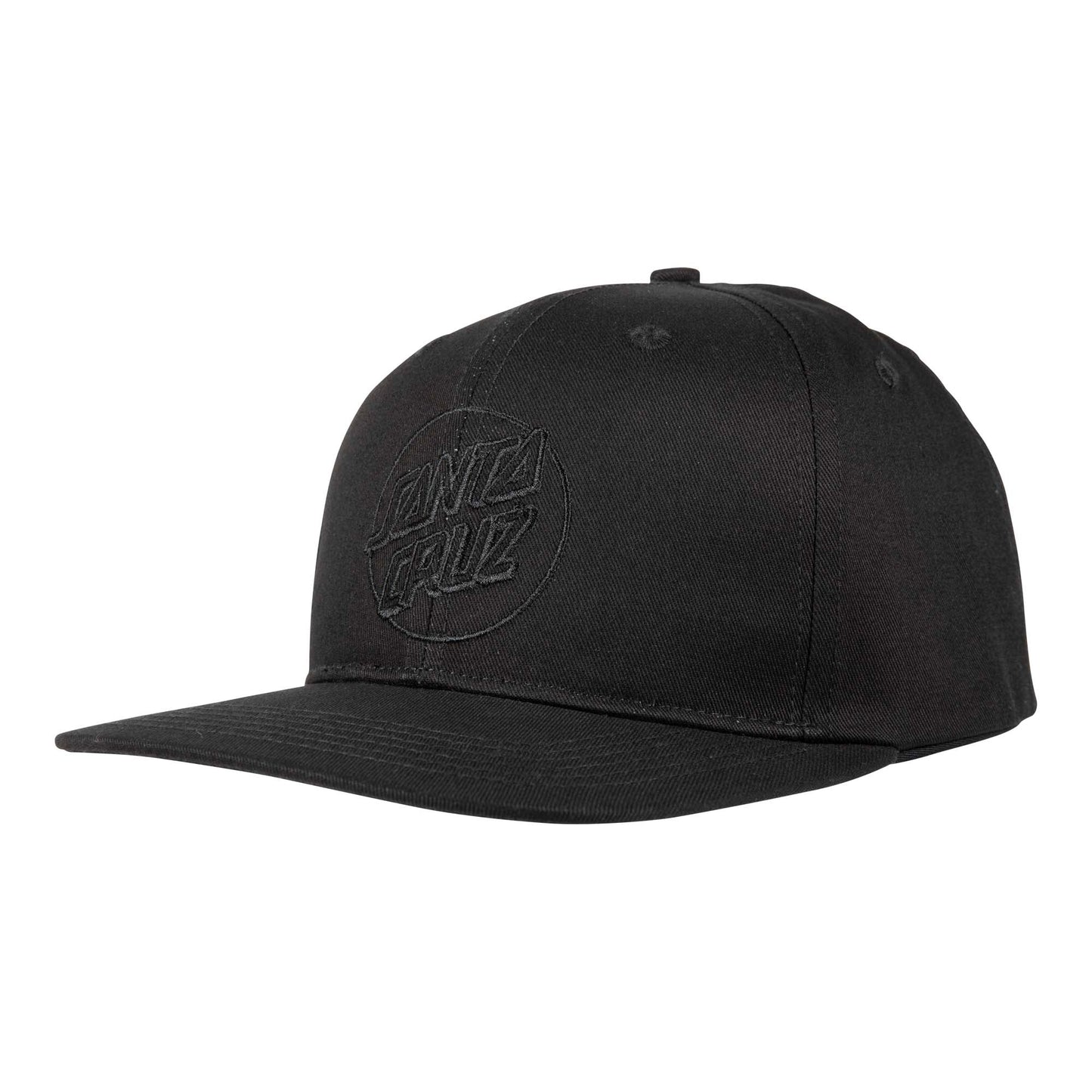 Santa Cruz Tonal Dot Snapback Cap - Black