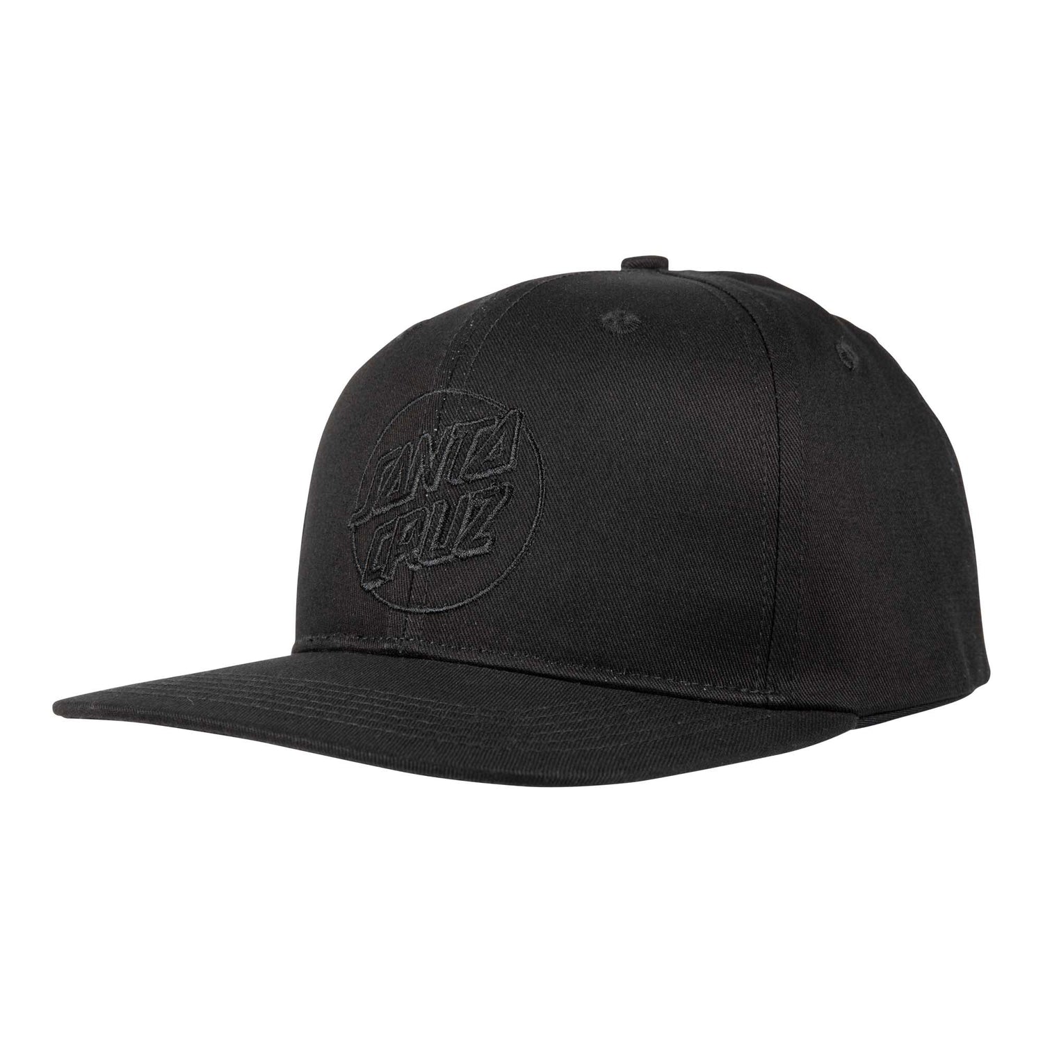 Santa Cruz Tonal Dot Snapback Cap - Black