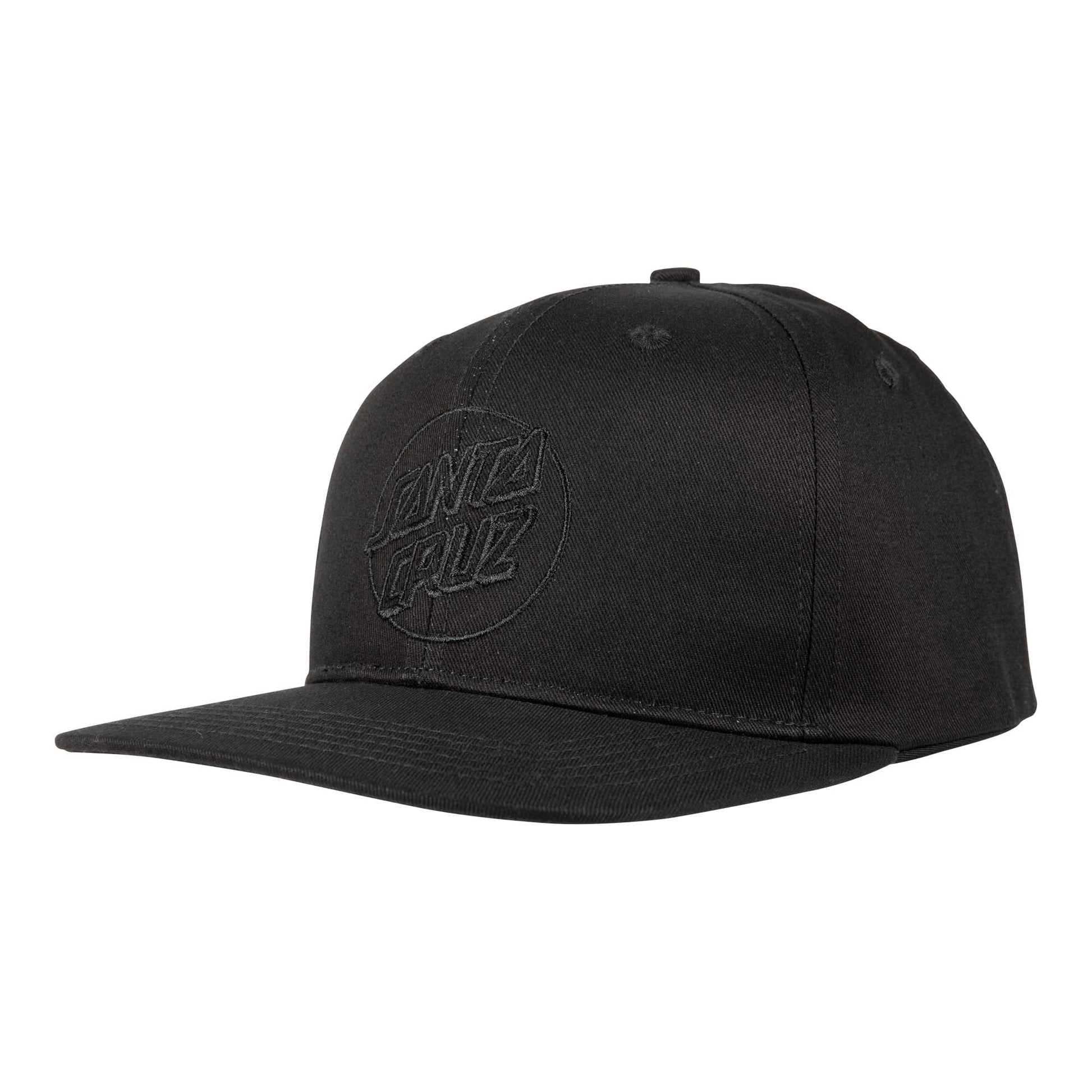 Santa Cruz Tonal Dot Snapback Cap - Black