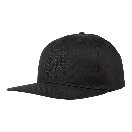 Santa Cruz Tonal Dot Snapback Cap - Black