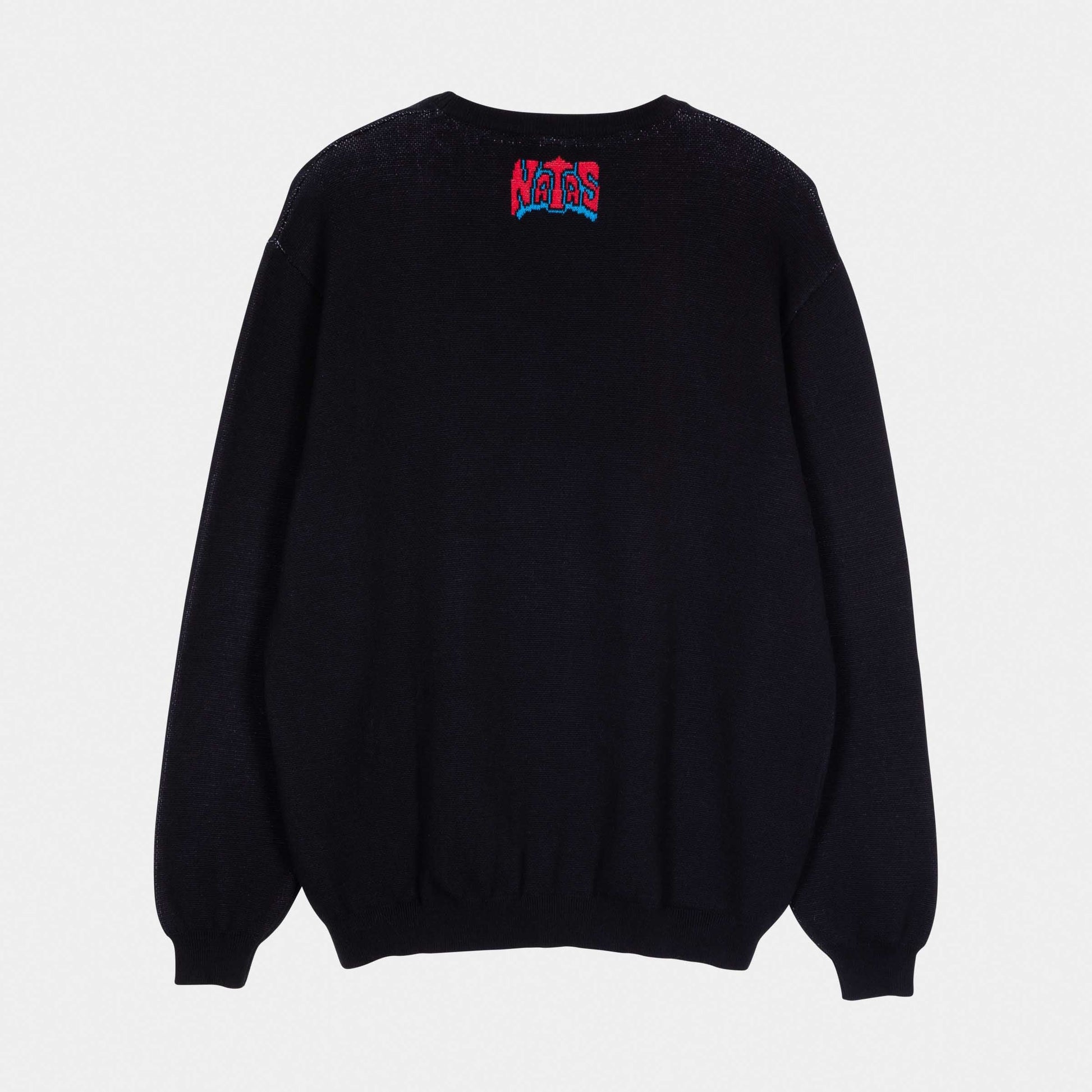 Santa Cruz Natas SC Panther Knit Crew Black