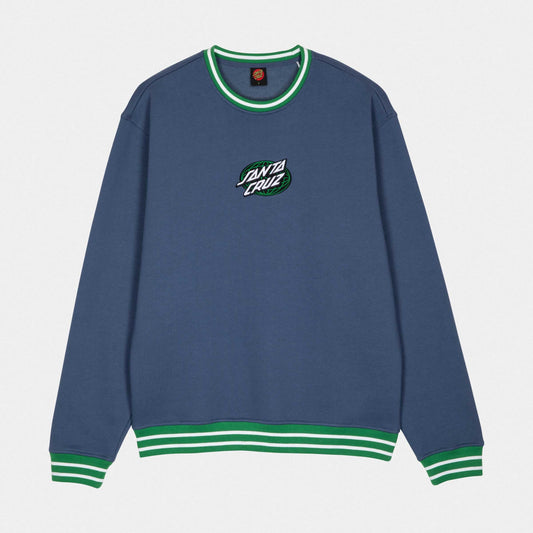 Santa Cruz Global Oval Dot Crew Heritage Blue