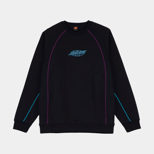 Santa Cruz | Pinstripe Crew Black