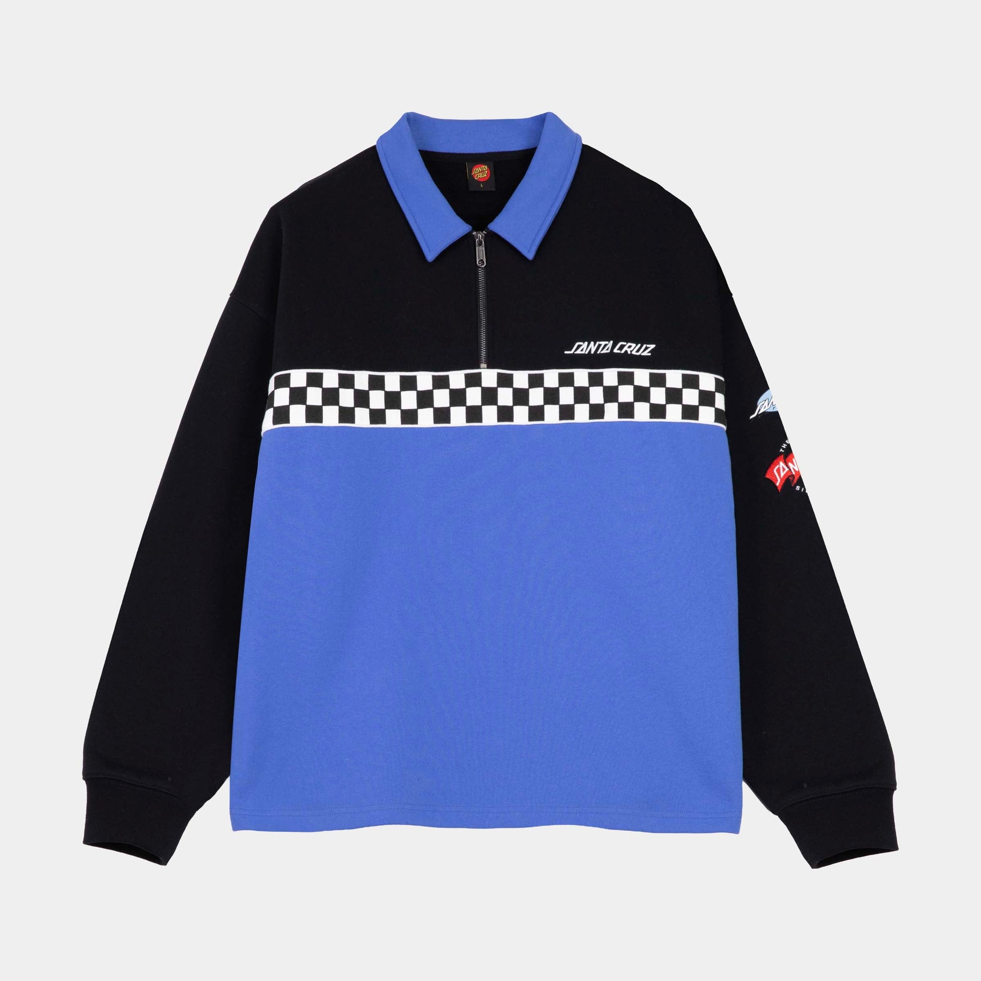 Santa Cruz | Podium 1/4 Zip Crew Black Sapphire