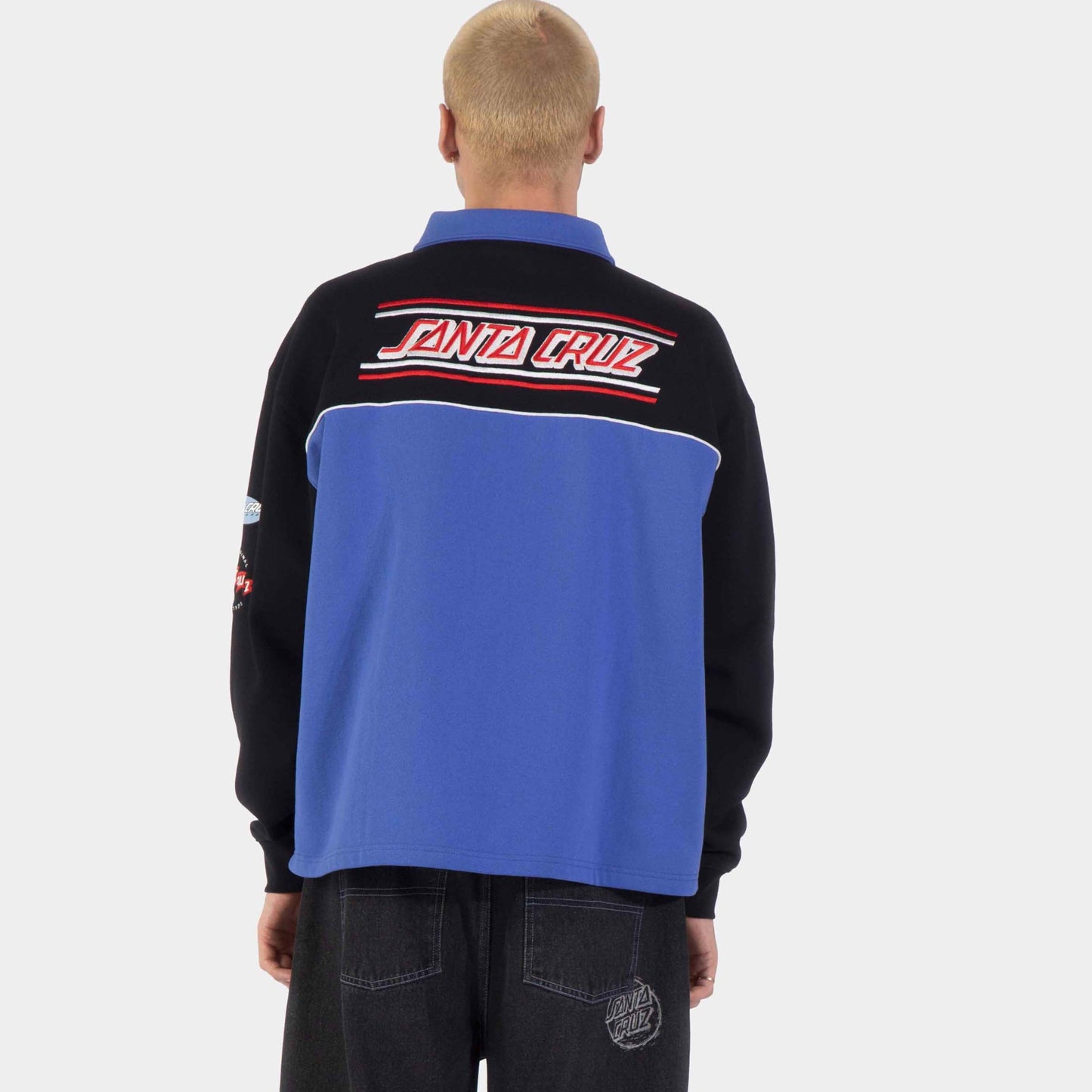 Santa Cruz | Podium 1/4 Zip Crew Black Sapphire