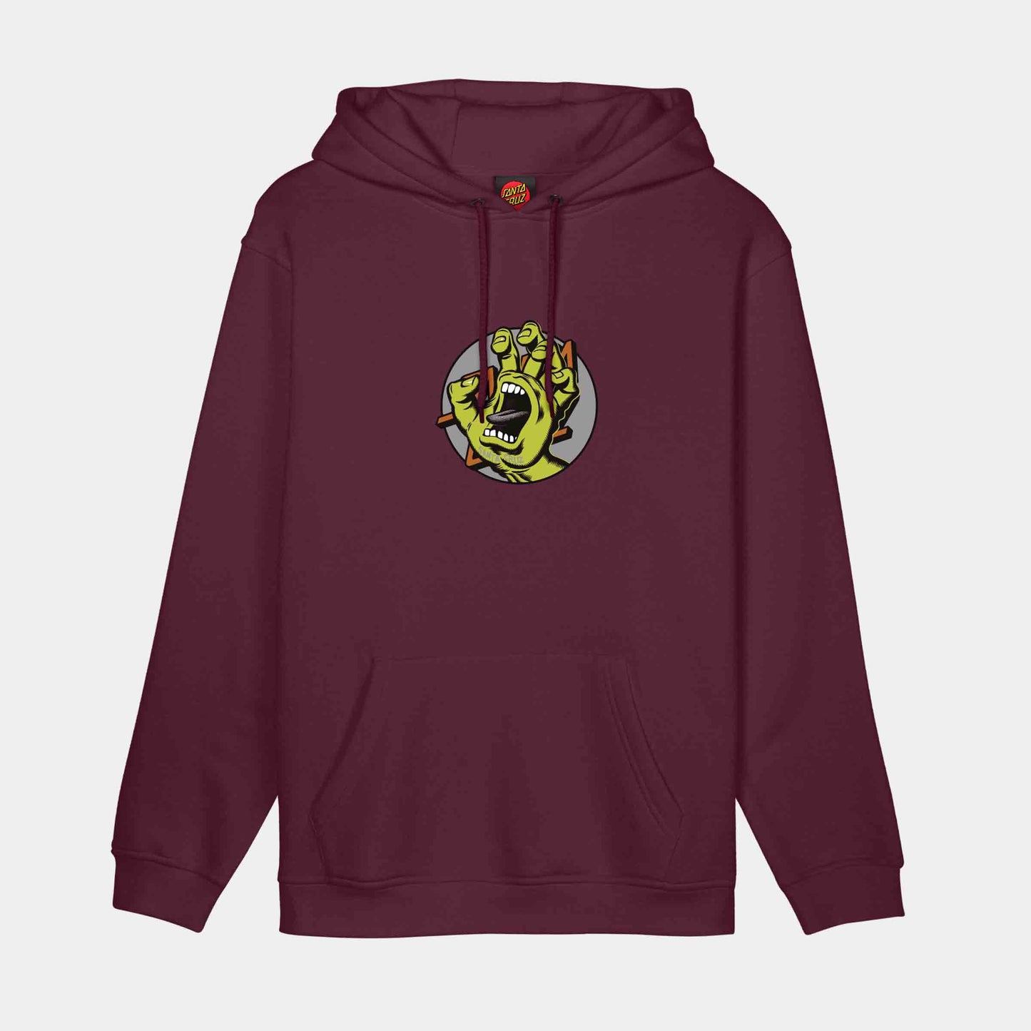 Santa Cruz Hand Dot Hoodie Dark Cherry
