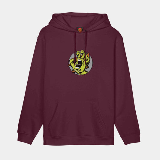 Santa Cruz Hand Dot Hoodie Dark Cherry