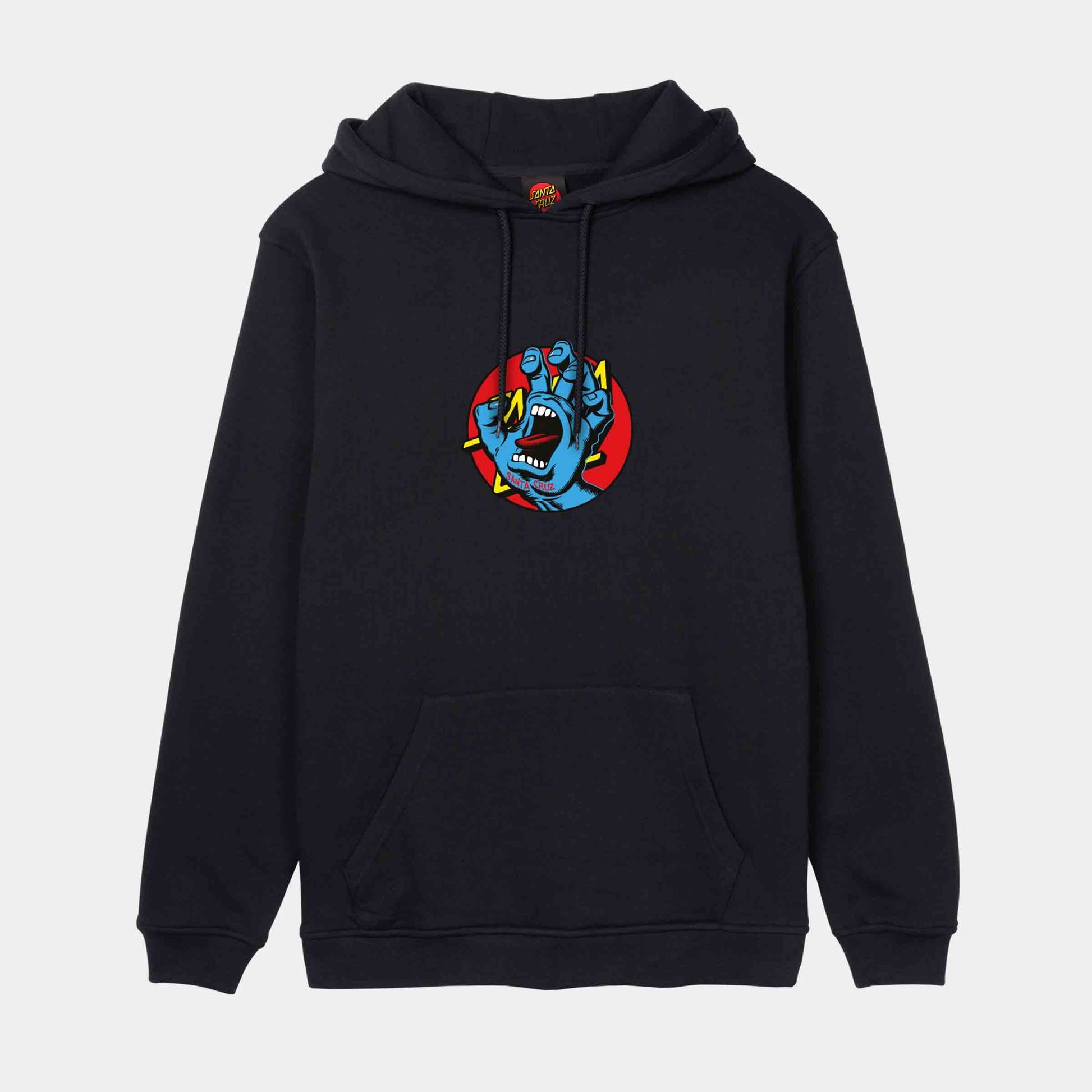 Santa Cruz Hand Dot Hoodie Black