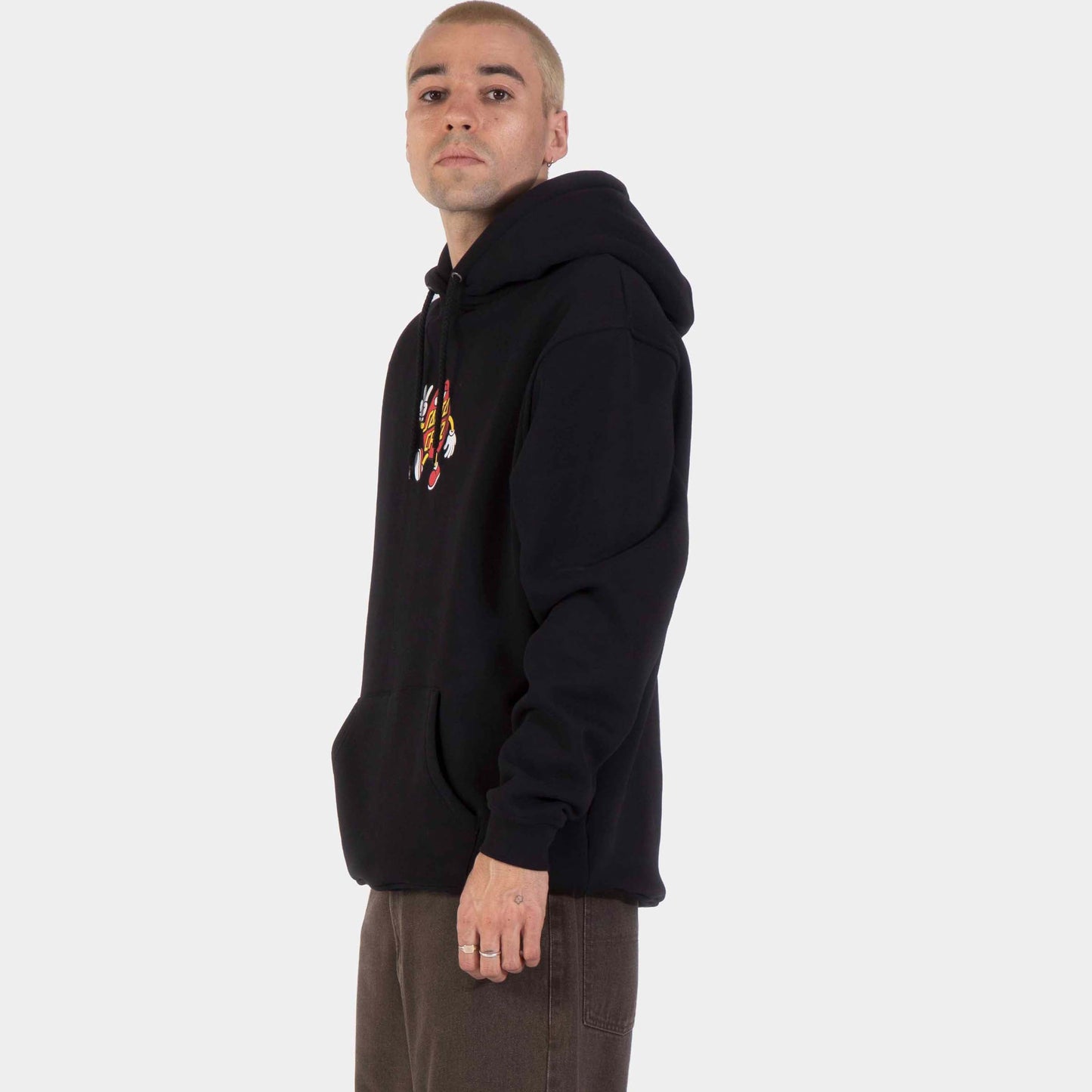 Santa Cruz | Dot Guy Front Hoodie Black