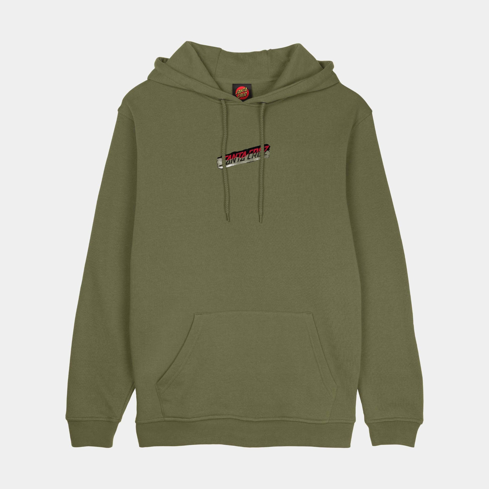 Santa Cruz | Damaged Hand Hoodie Deep Olive