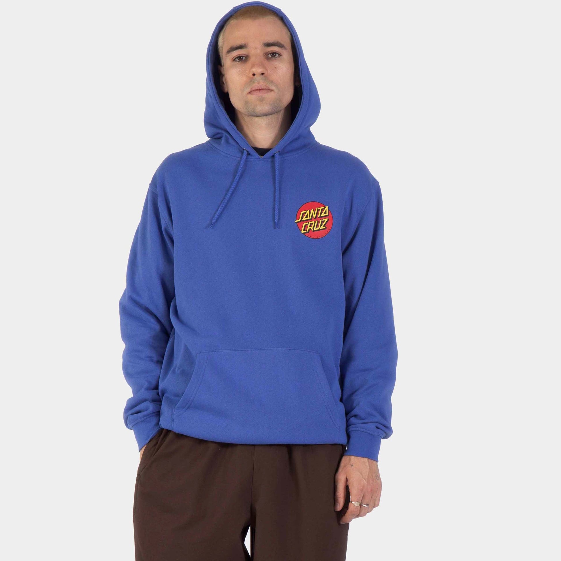 Santa Cruz | Classic Dot Chest Hoodie Sapphire