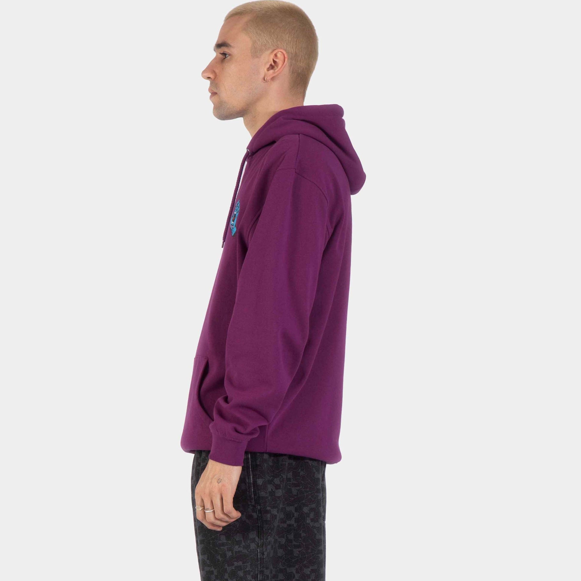 Santa Cruz | Screaming Hand Chest Hoodie Fresh Purple