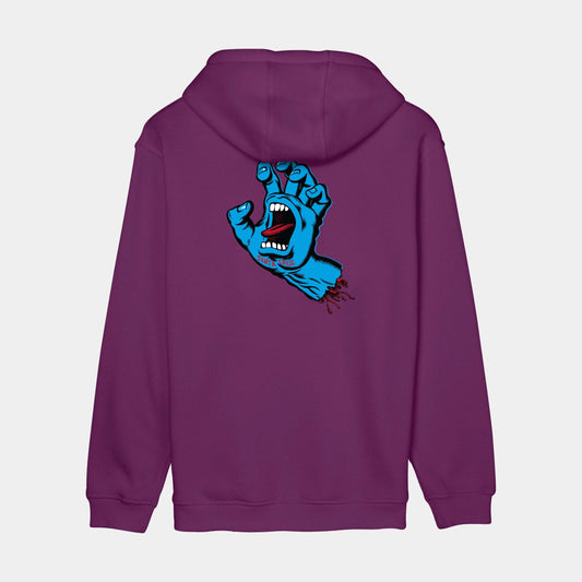 Santa Cruz | Screaming Hand Chest Hoodie Fresh Purple