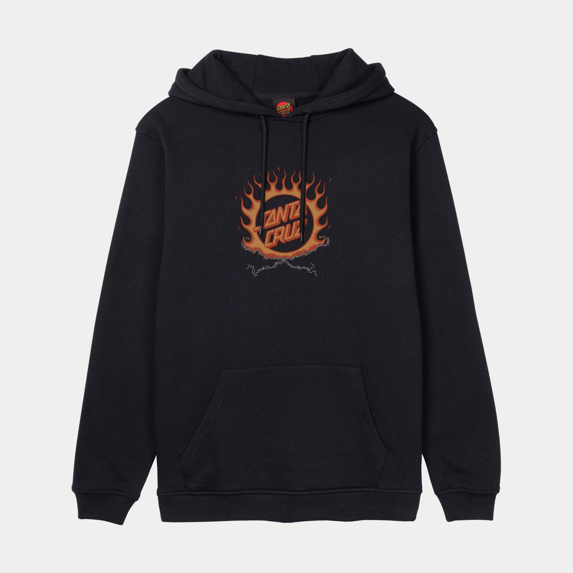 Santa Cruz | Forging Dot Centre Hoodie Black