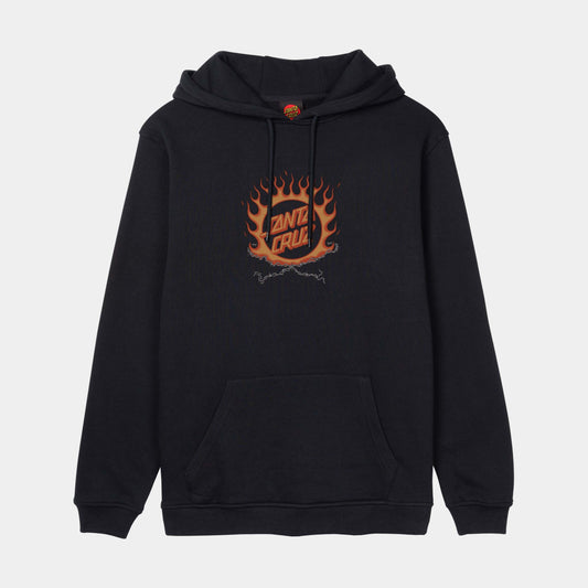 Santa Cruz | Forging Dot Centre Hoodie Black