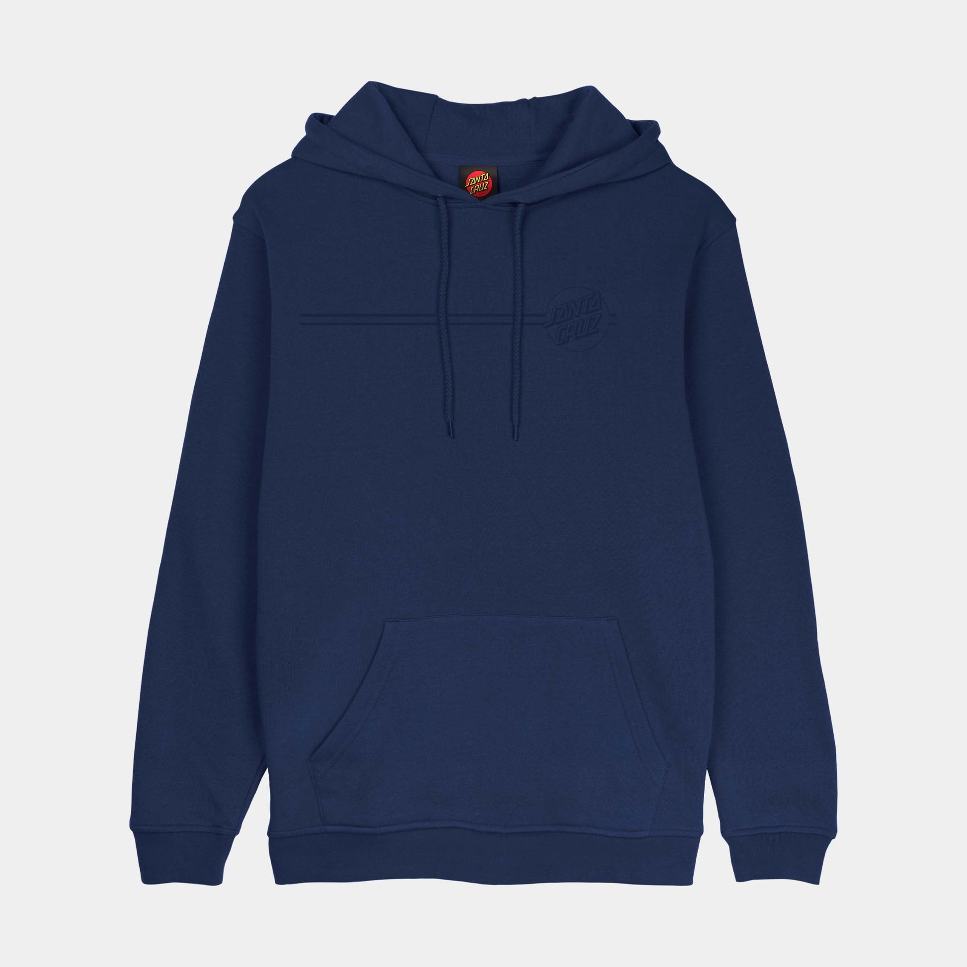 Santa Cruz | Tonal Opus Dot Stripe Hoodie Midnight Blue