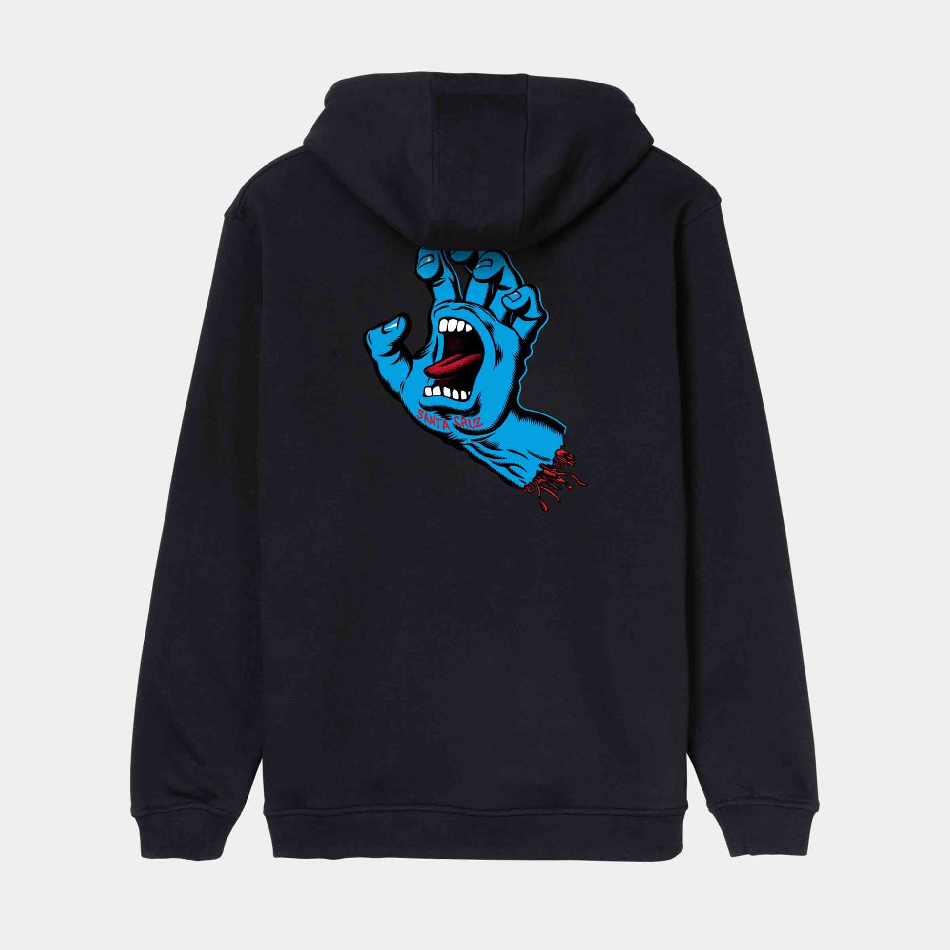 Santa Cruz Screaming Hand Santa Cruz Hoodie Black