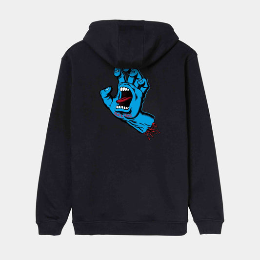 Santa Cruz Screaming Hand Santa Cruz Hoodie Black