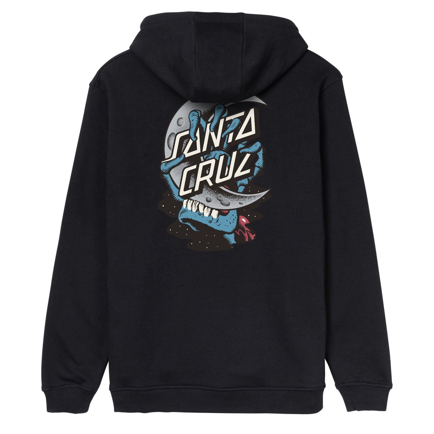 Santa Cruz Crescent Bone Hand Hoodie - Black